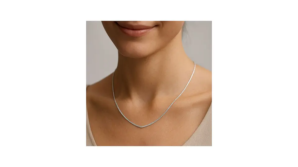 Cadena Grumet Plata 925 Certificada 1mm 2