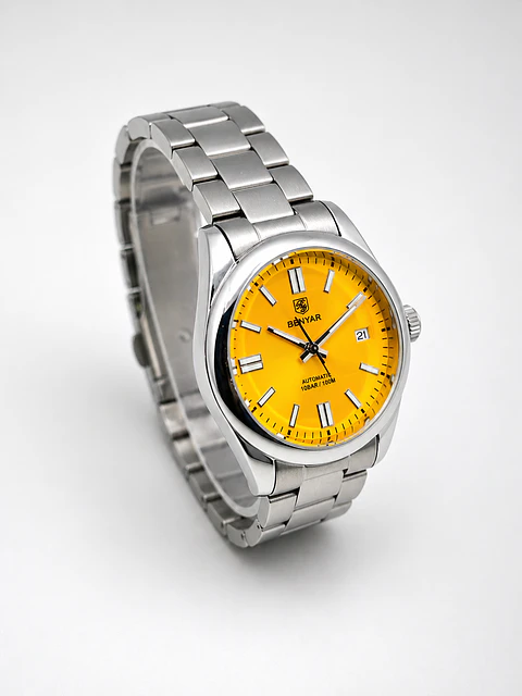 Benyar 5185 Automático Acero Clásico Amarillo