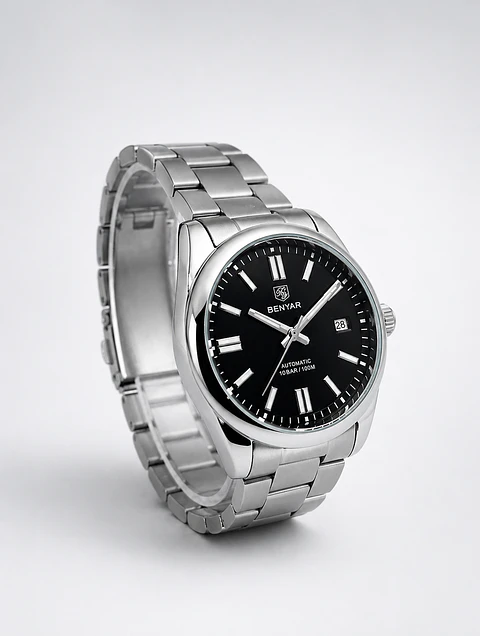Benyar 5185 Automático Acero Clásico Negro