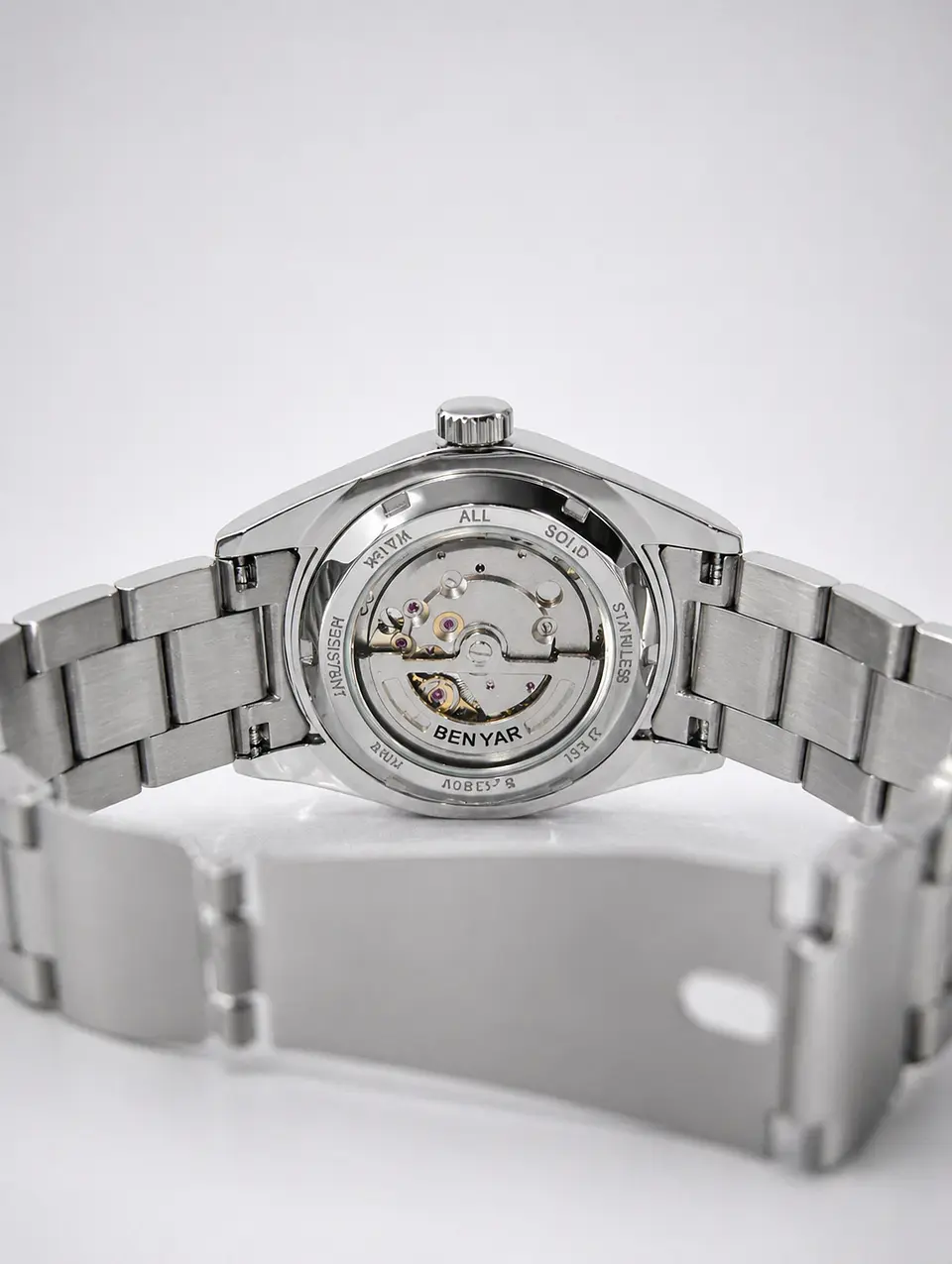 Benyar 5185 Automático Acero Clásico Ice Blue 4