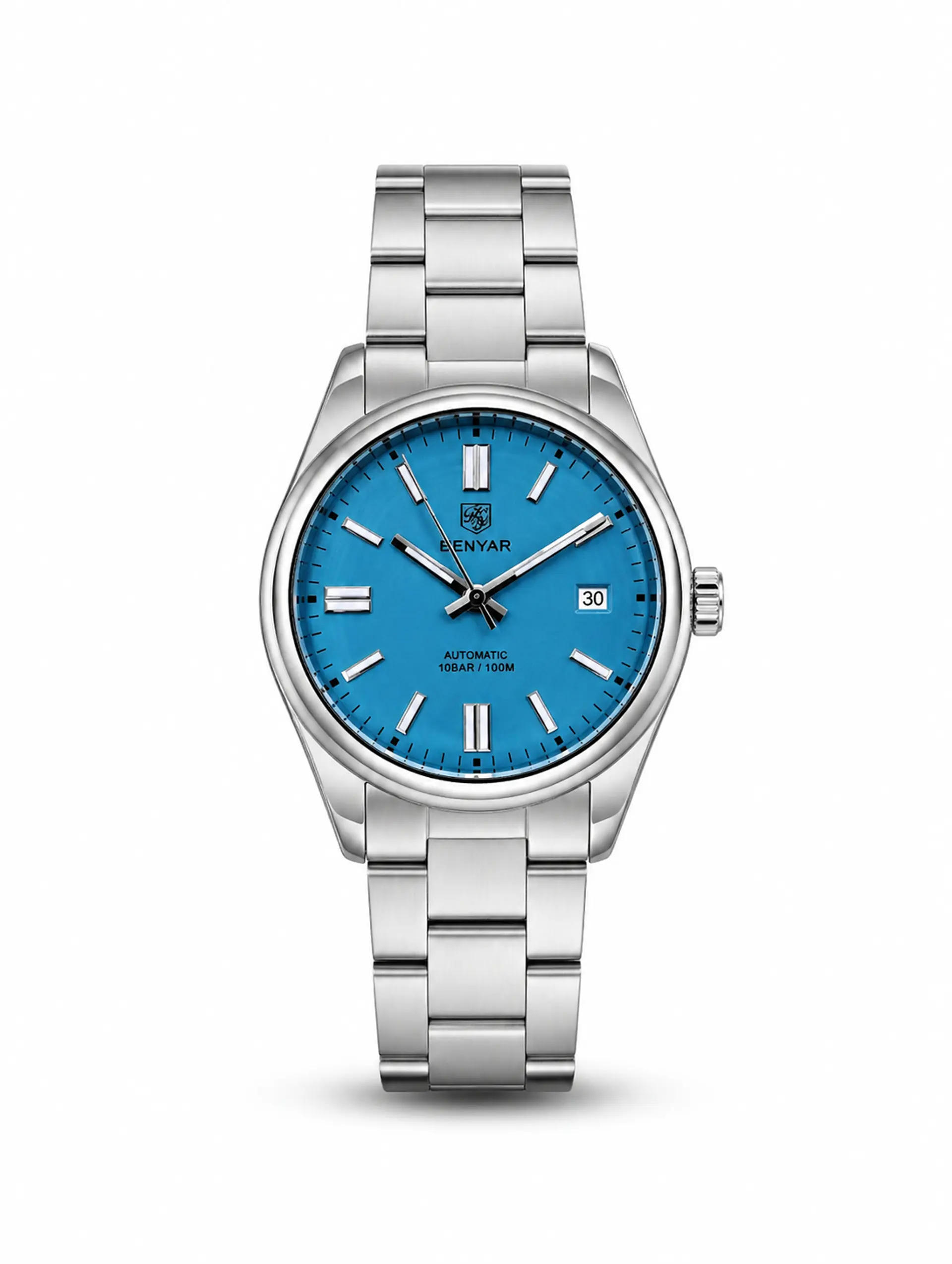 Benyar BY-5185 Automático Acero 40 mm Ice Blue 1