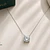 Collar Punto de Luz Plata 925 – Circón 7 mm