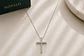 Collar Cruz con Circones Plata 925 - Miniatura 1