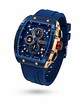 CURREN 8442 Cronógrafo Deportivo Cuarzo – Azul - Miniatura 3