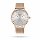 LIGE 9908 Blanco & Oro Rosa 42mm - Miniatura 1