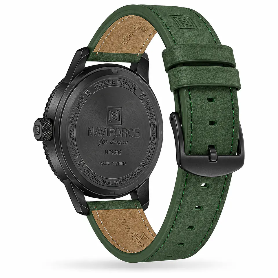 NAVIFORCE 9202L Verde 42 mm 4