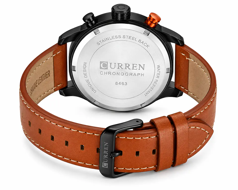 CURREN 8291 Cronógrafo 45 mm- Cara Azul 4