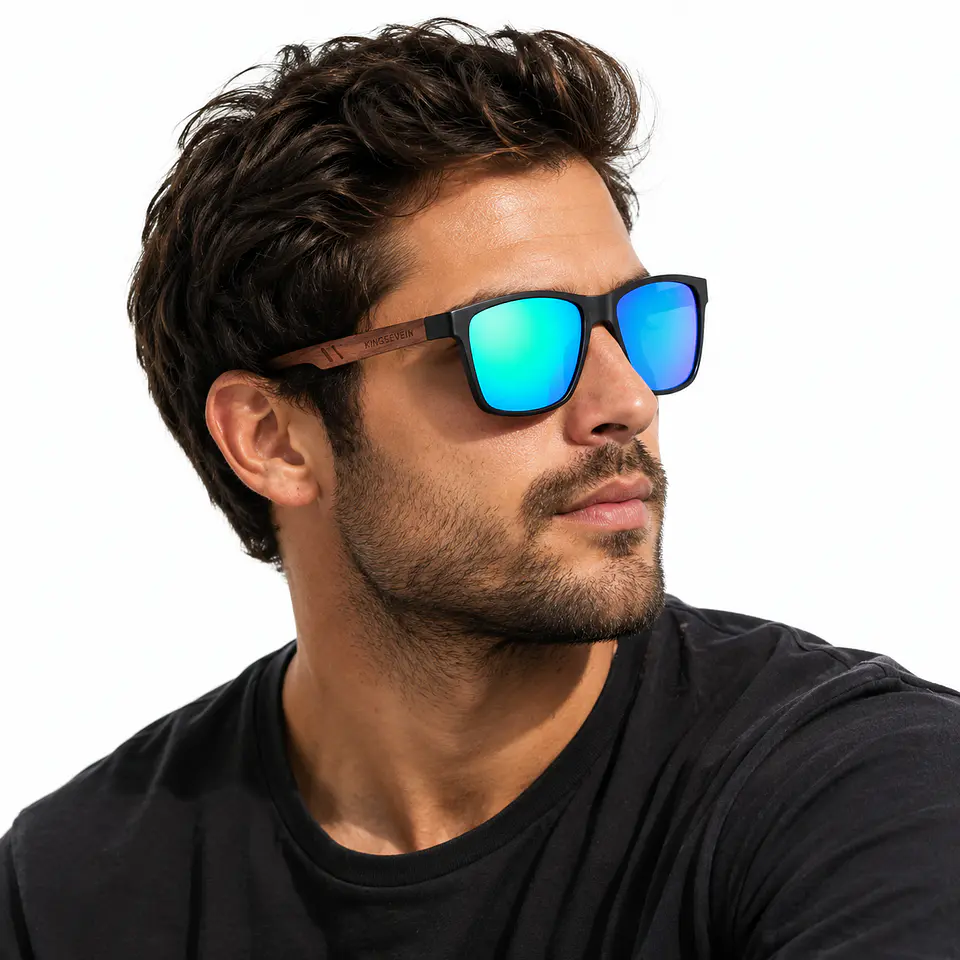 KINGSEVEN 5507 — Gafas de Sol Polarizadas UV400- Azul 3