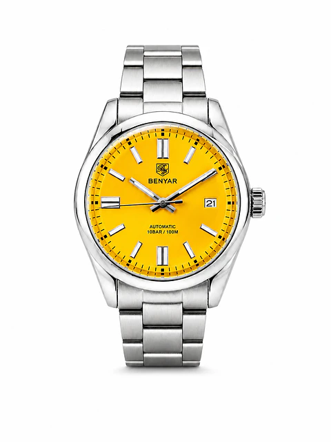 Benyar BY-5185 Automático Acero 40 mm Amarillo