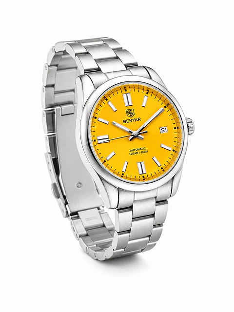Benyar BY-5185 Automático Acero 40 mm Amarillo