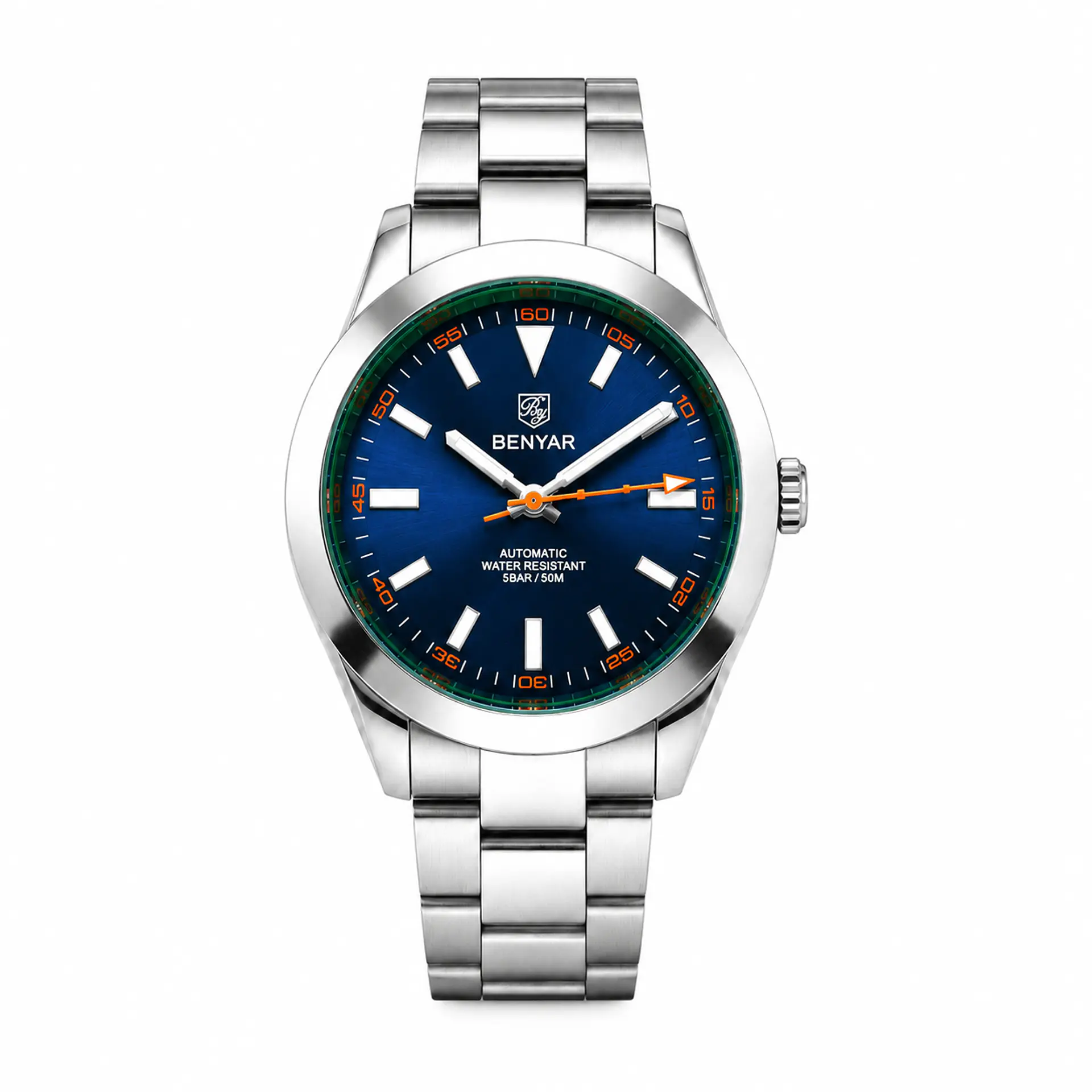 Benyar BY-5176 Automático Acero Blue 1