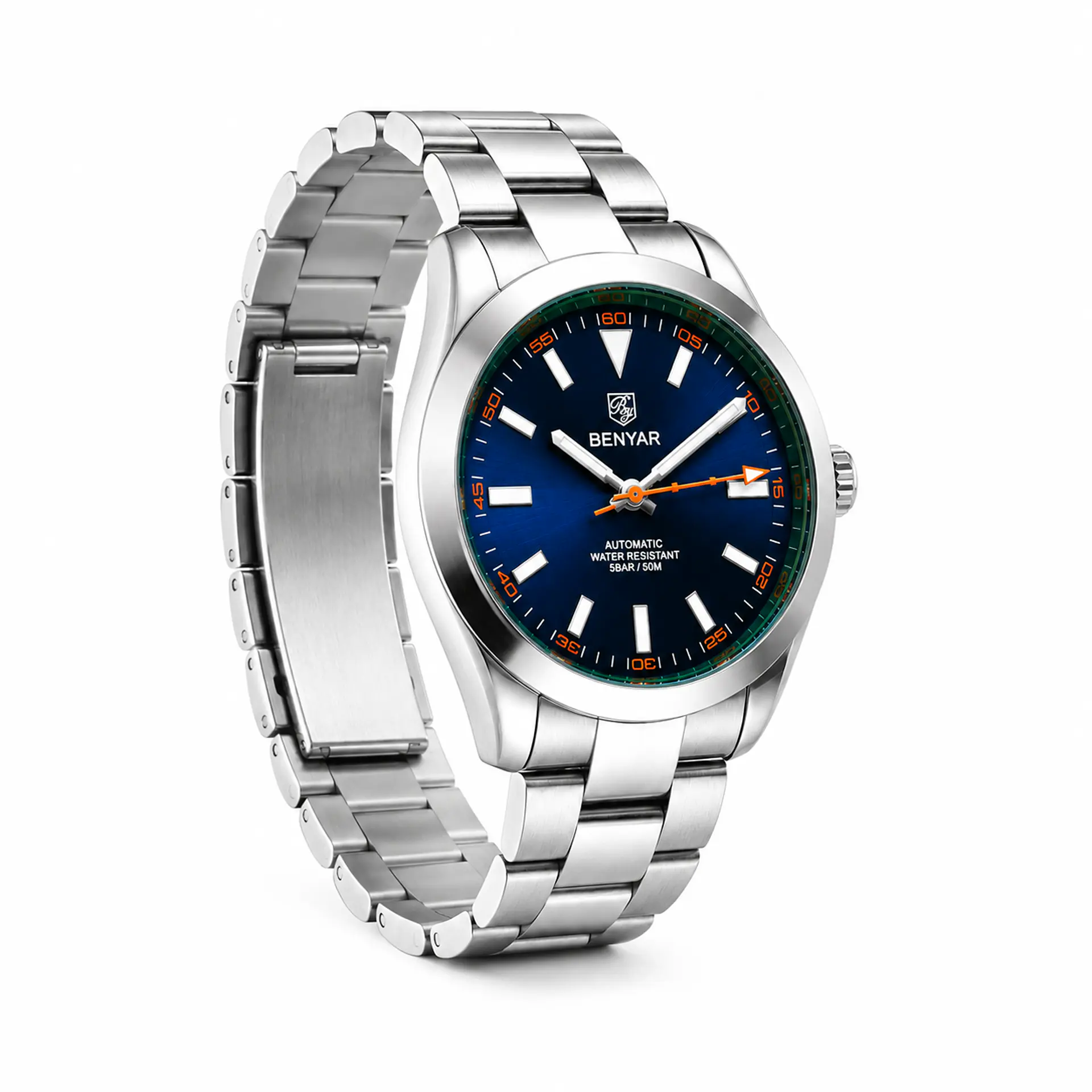 Benyar BY-5176 Automático Acero Blue 2