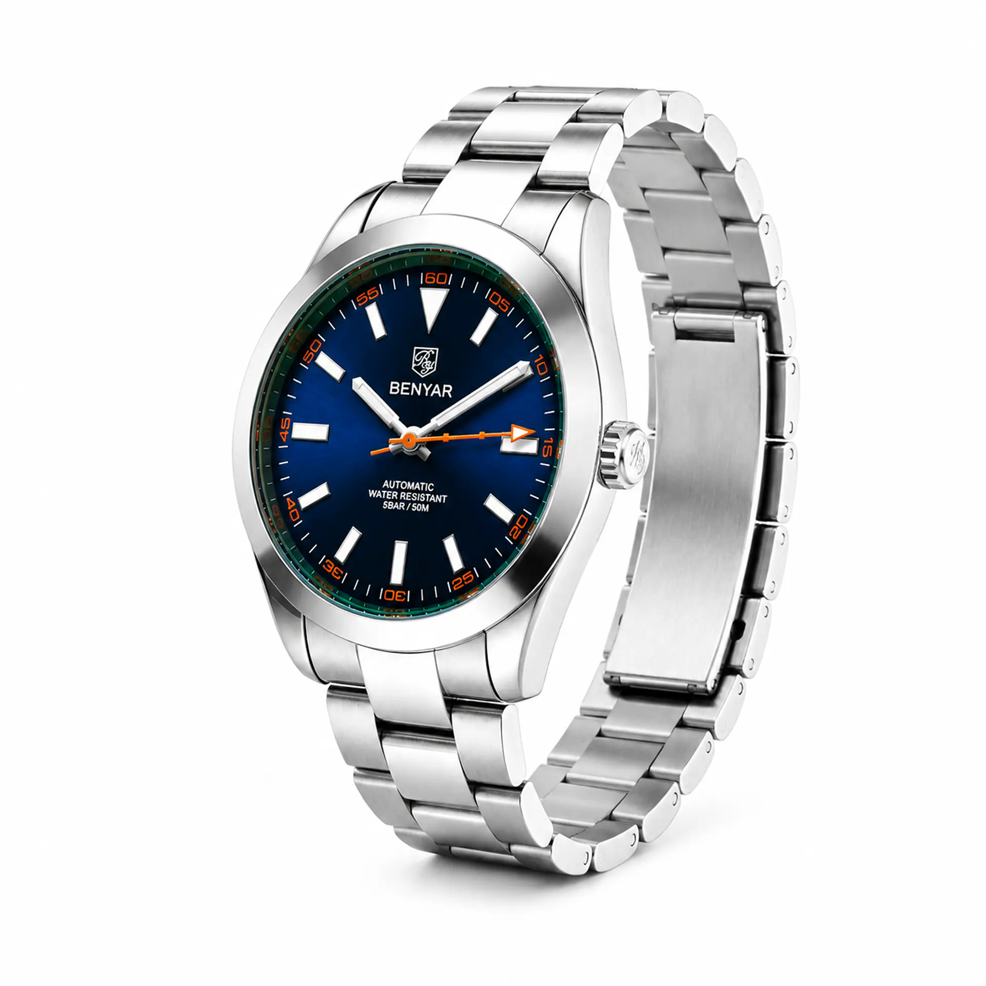 Benyar BY-5176 Automático Acero Blue 3