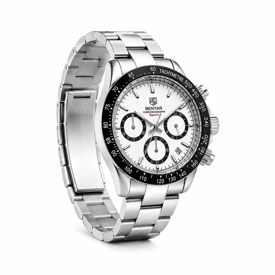 Benyar BY-5169 Chronograph Panda 40 mm 2
