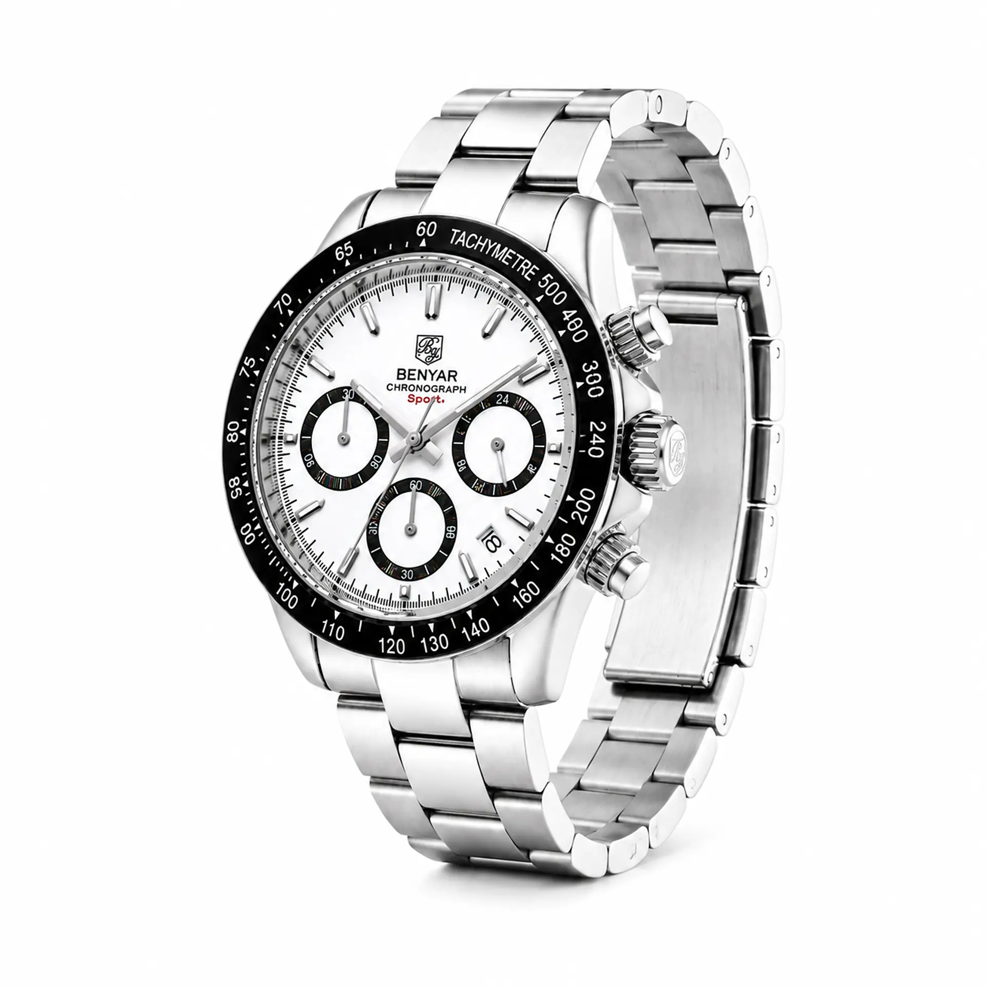 Benyar BY-5169 Chronograph Panda 40 mm 3
