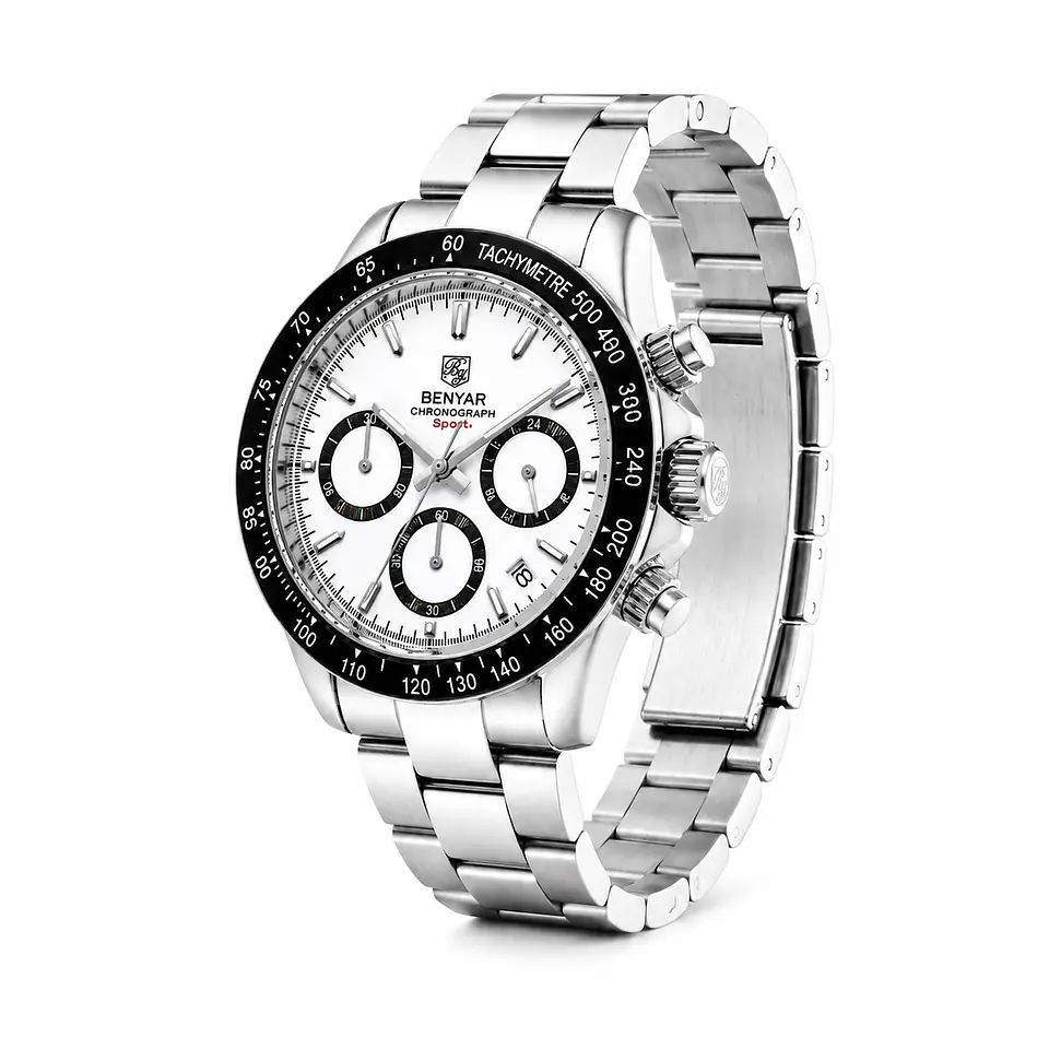 Benyar BY-5169 Chronograph Panda 40 mm 3
