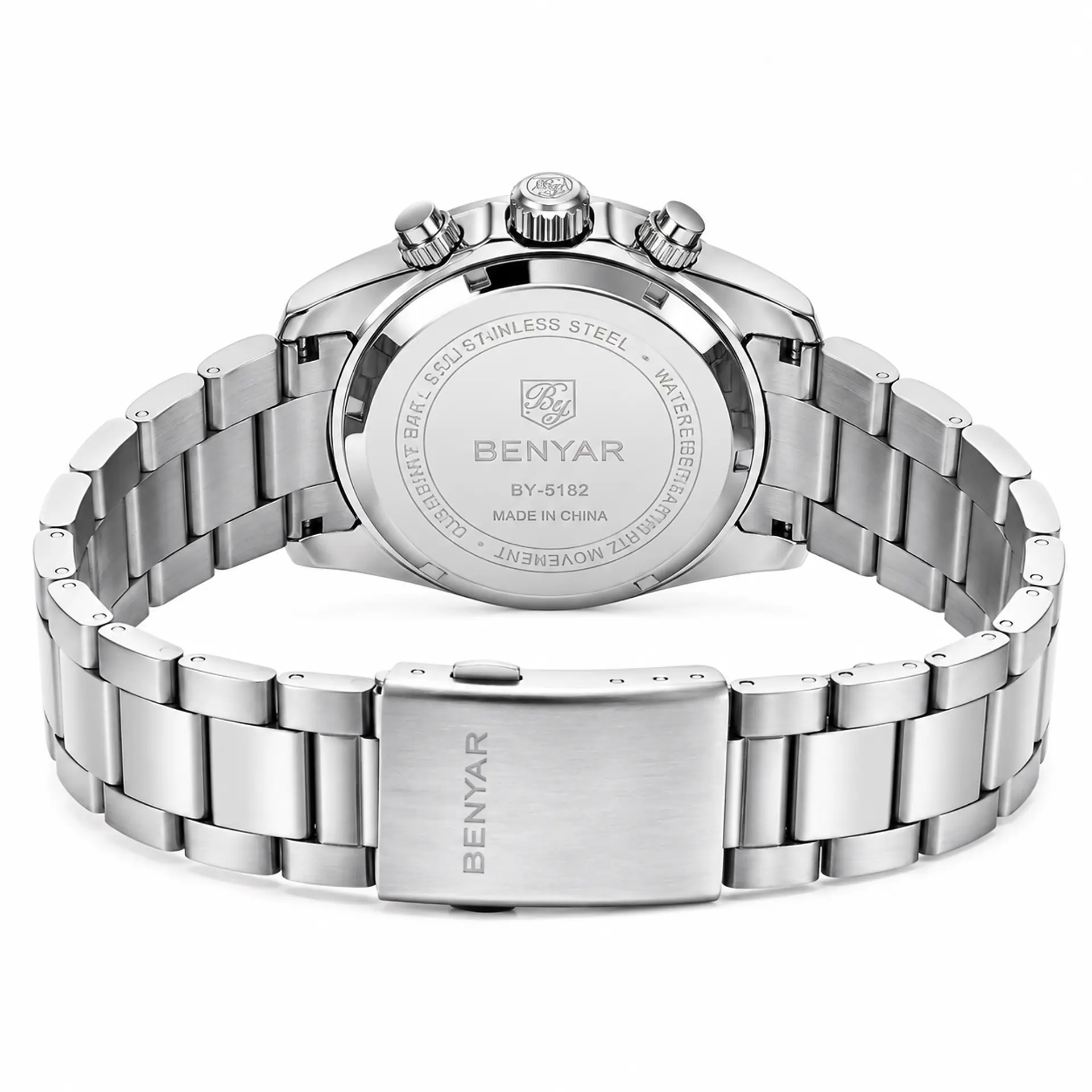 Benyar BY-5169 Chronograph Panda 40 mm 4