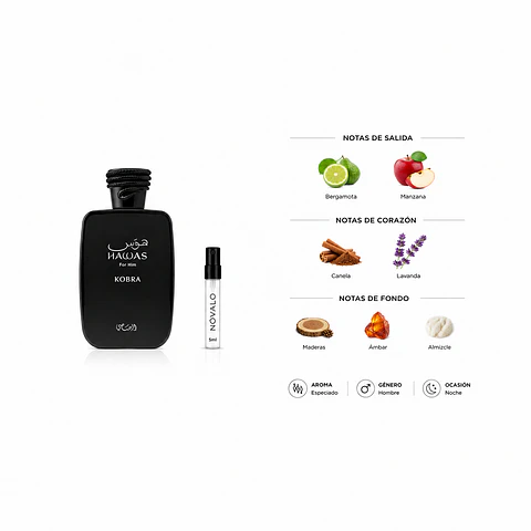 Rasasi Hawas Kobra For Him EDP