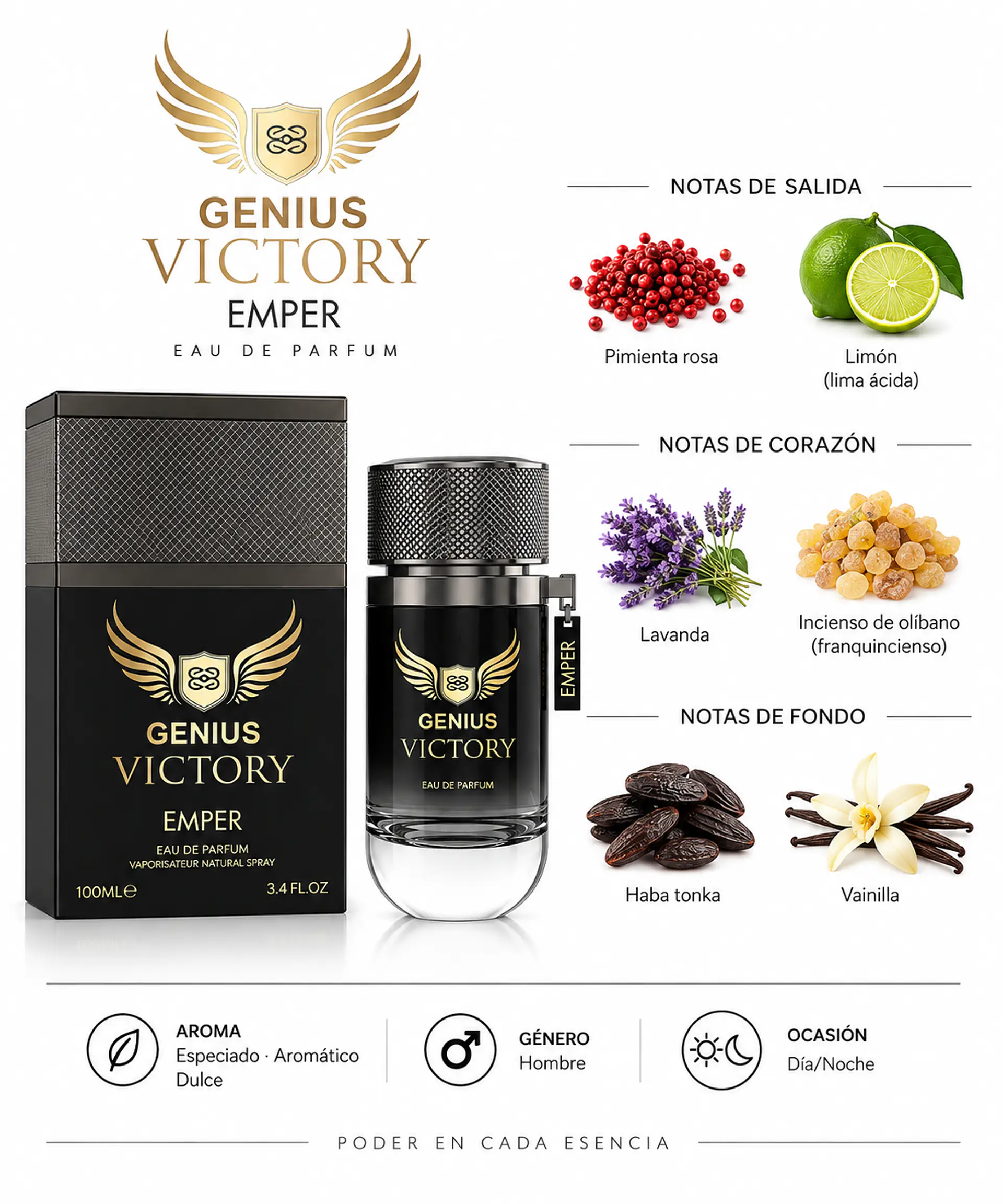 GENIUS VICTORY EMPER — EDP Hombre 2