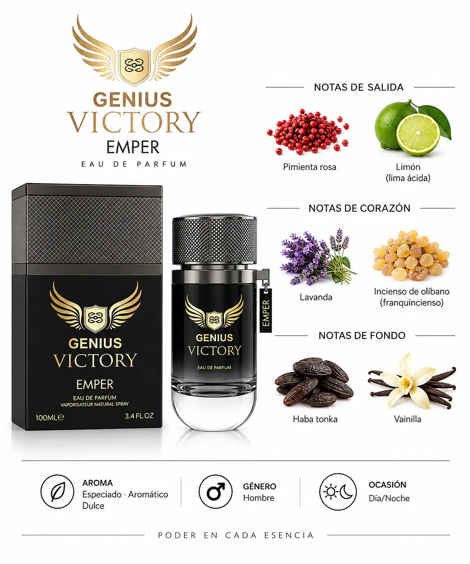 GENIUS VICTORY EMPER — EDP Hombre 2