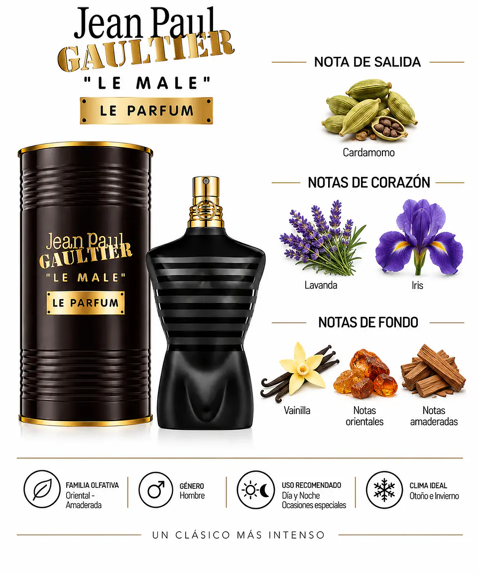 Jean Paul Gaultier Le Male Le Parfum — EDP Hombre 2