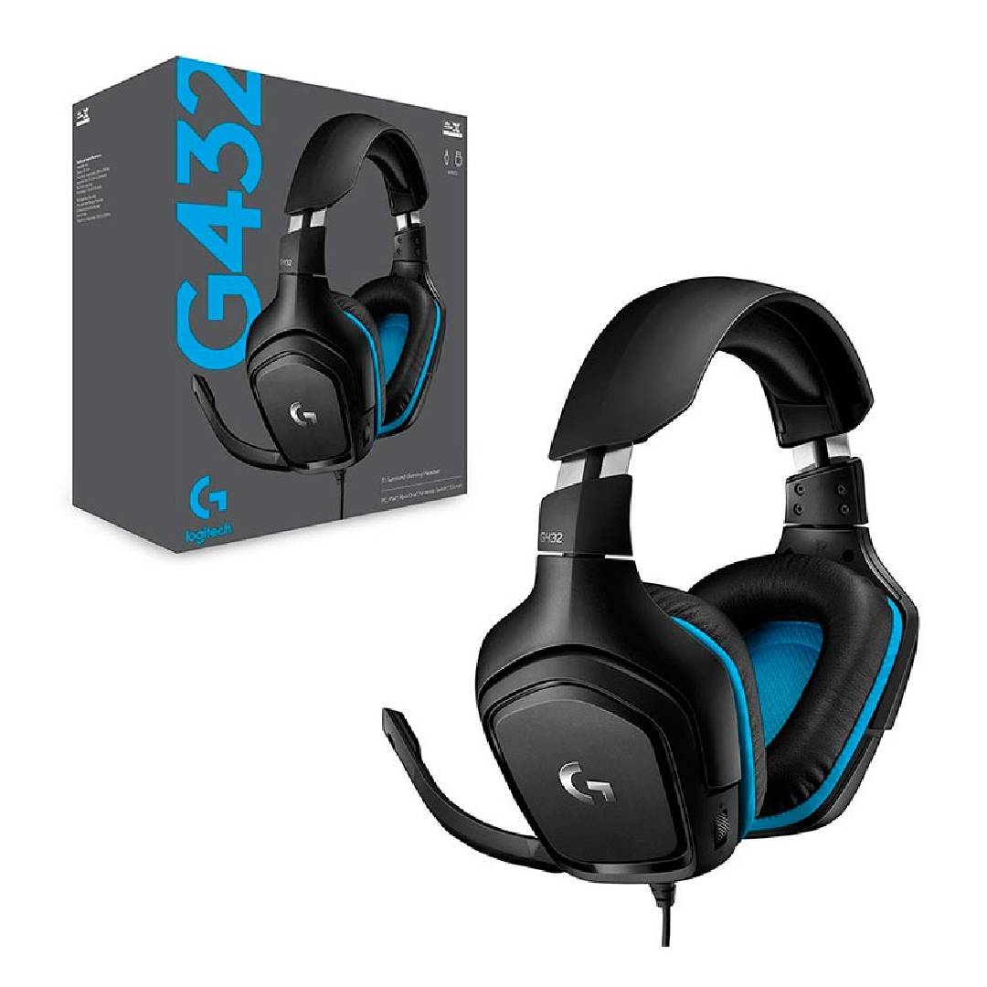 Audífonos Gamer Logitech G432 7.1 DTS con Micrófono 4