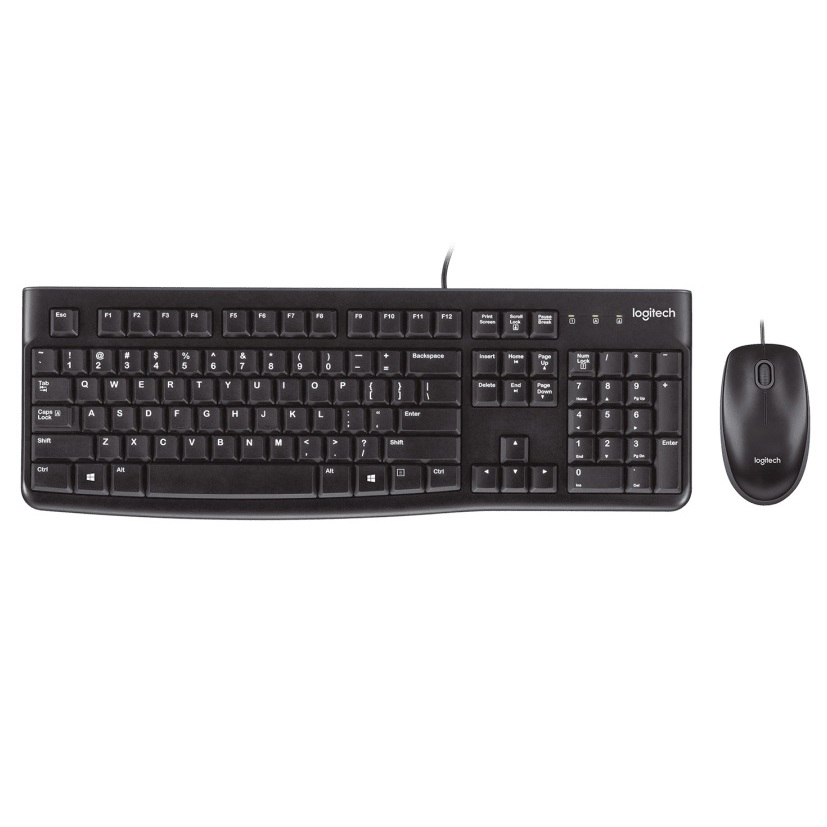 Teclado + Mouse Logitech MK120 USB Black español 1