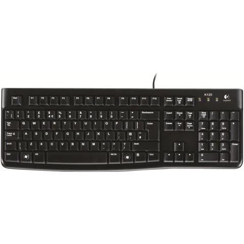 Teclado Logitech K120 USB Español Negro 