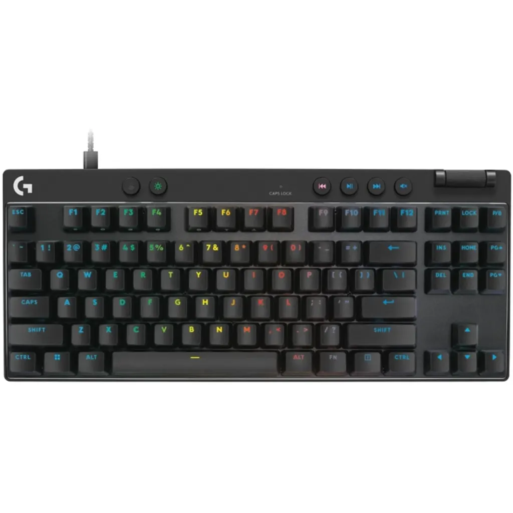 Teclado Gamer Logitech PRO X TKL RAPID Magnético TKL RGB LIGHTSYNC – Negro 1