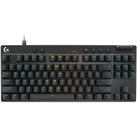 Teclado Gamer Logitech PRO X TKL RAPID Magnético TKL RGB LIGHTSYNC – Negro