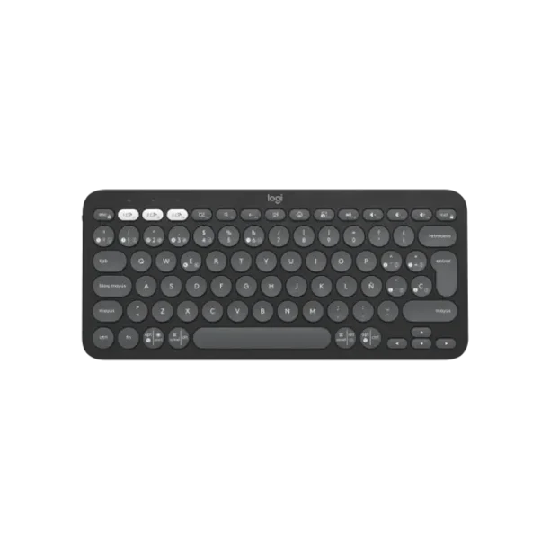Teclado Inalámbrico Logitech Pebble Keys 2 K380S Grafito Español 3