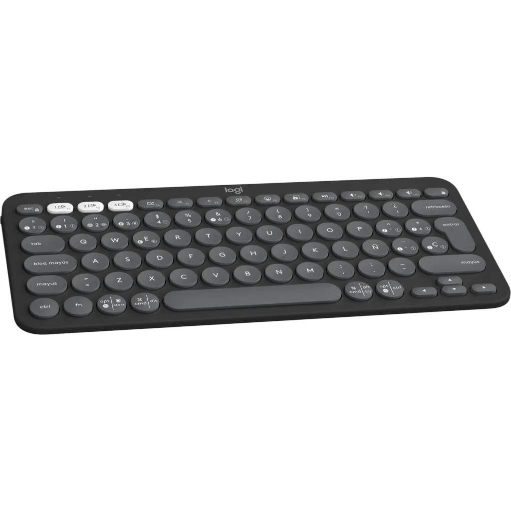 Teclado Inalámbrico Logitech Pebble Keys 2 K380S Grafito Español 4