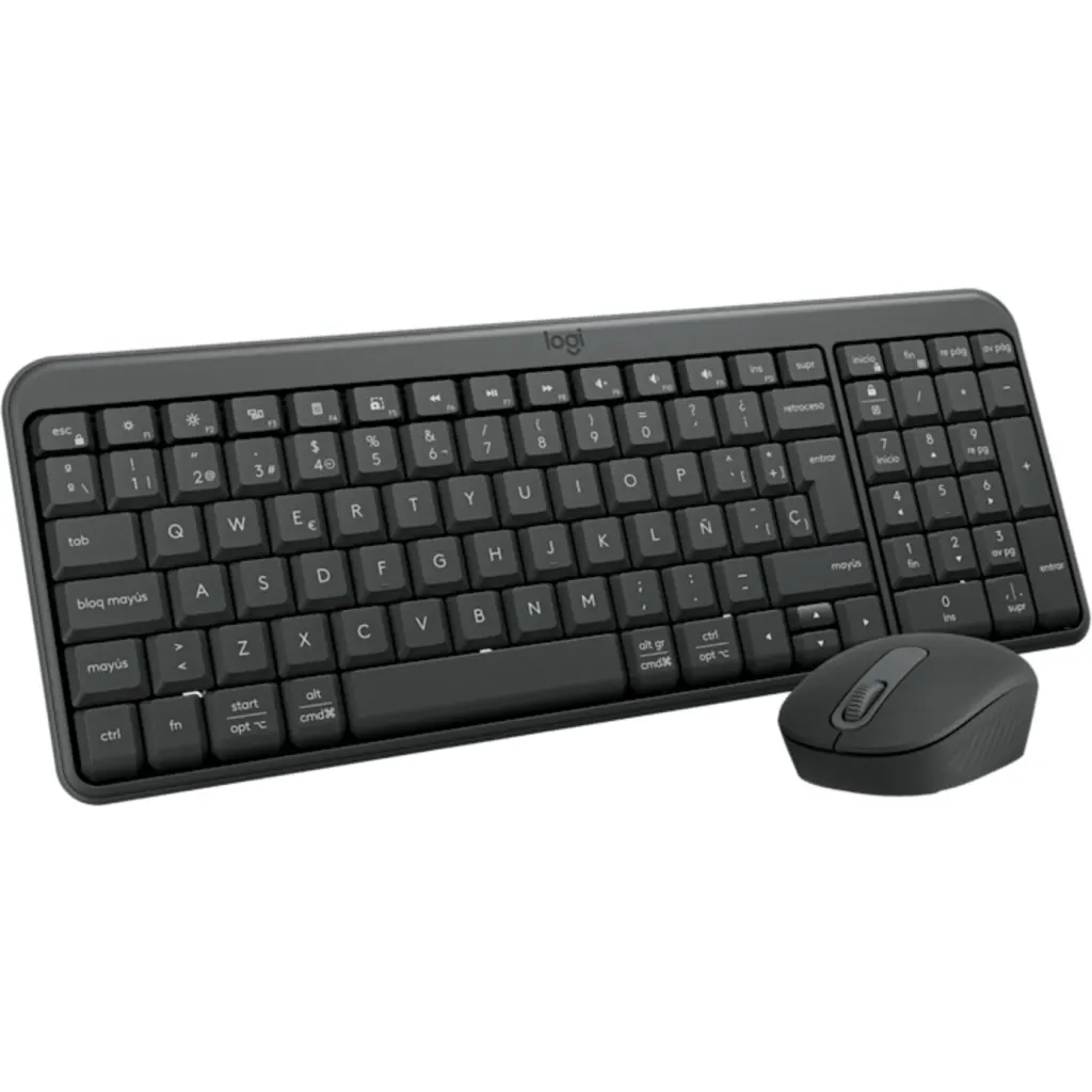 Kit Teclado y Mouse Inalámbrico Logitech MK250 Compact Grafito Español 3