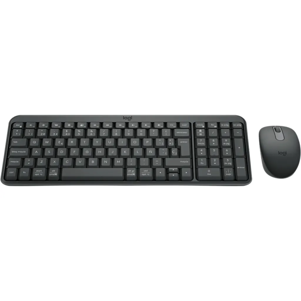 Kit Teclado y Mouse Inalámbrico Logitech MK250 Compact Grafito Español 4