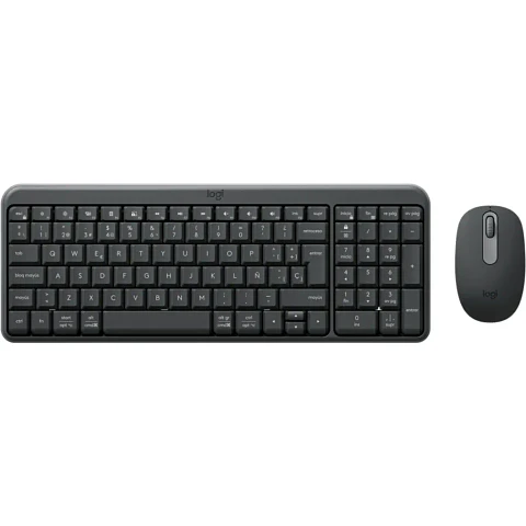 Kit Teclado y Mouse Inalámbrico Logitech MK250 Compact Grafito Español