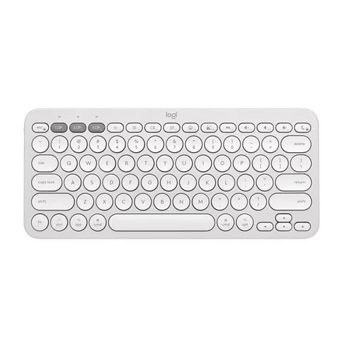 Teclado Inalámbrico Logitech Pebble Keys 2 K380S blanco Español