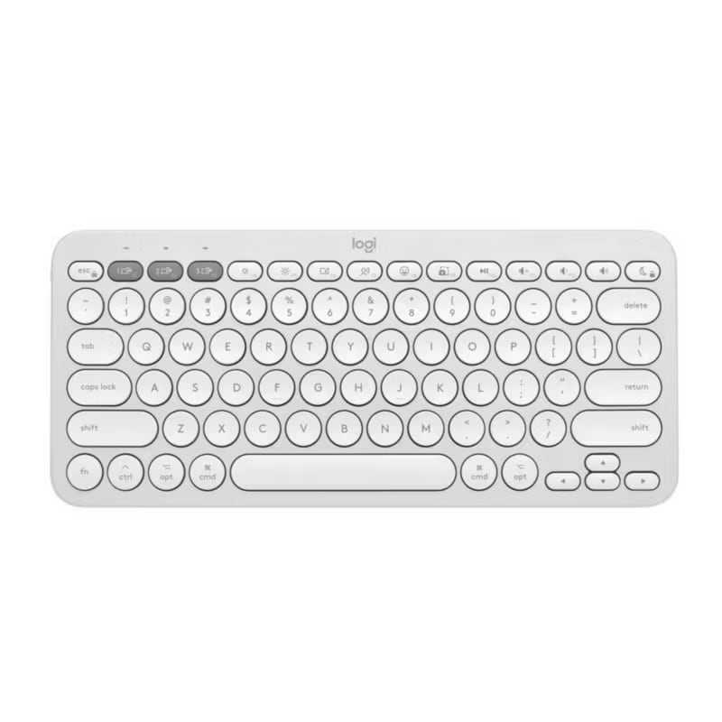 Teclado Inalámbrico Logitech Pebble Keys 2 K380S blanco Español 1