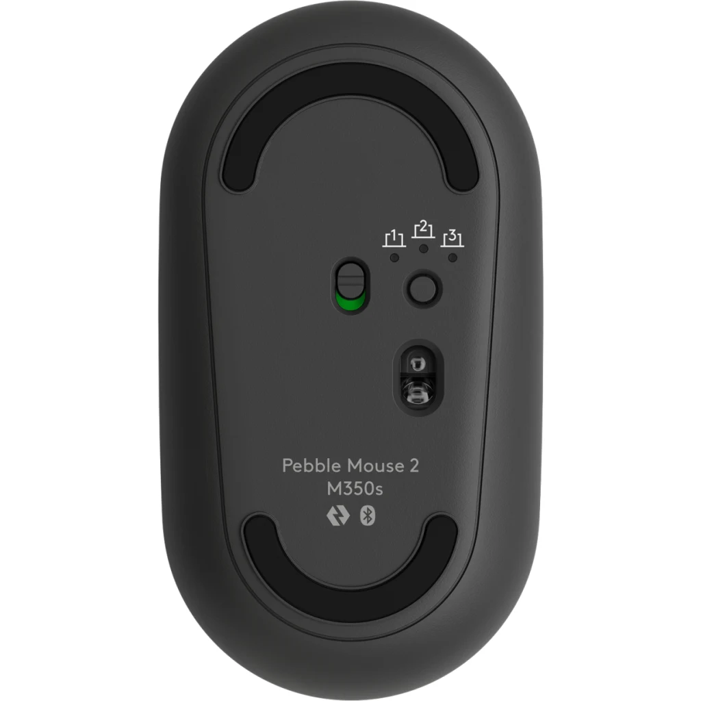 Mouse Bluetooth Logitech Pebble Mouse 2 M350s Grafito 3