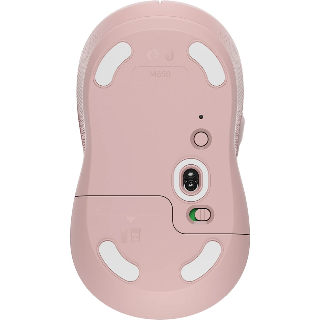 Mouse Inalámbrico Logitech Signature M650 M Rosado 5