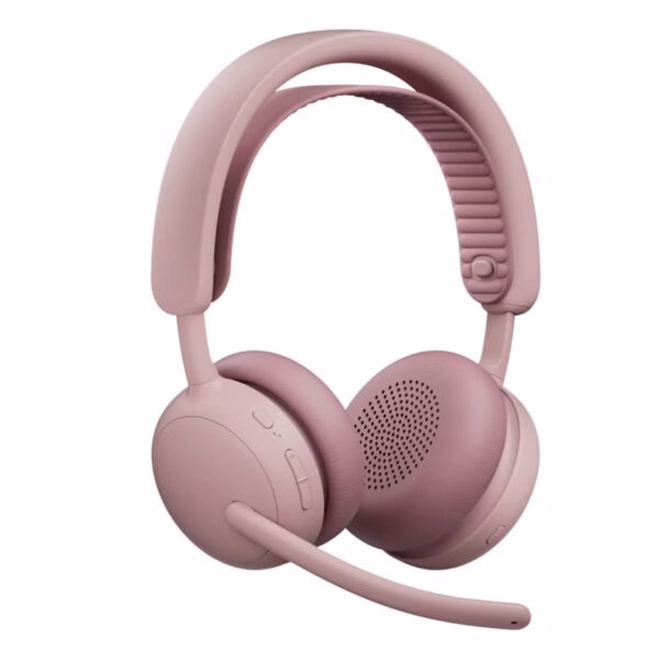 Audífono Bluetooth Logitech Zone Wireless 2 Rosado 1