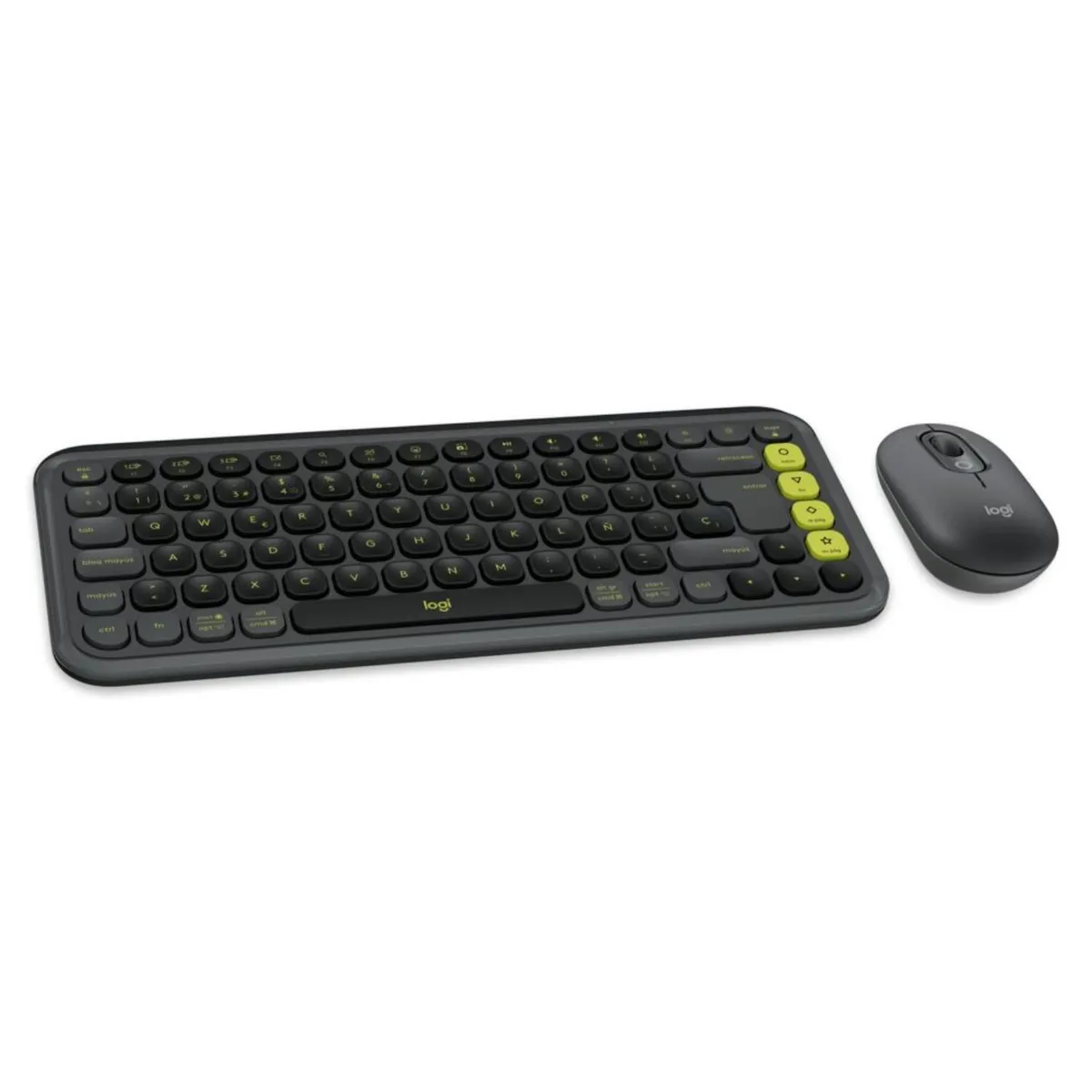 Combo Bluetooth Logitech POP Icon Grafito Español 3