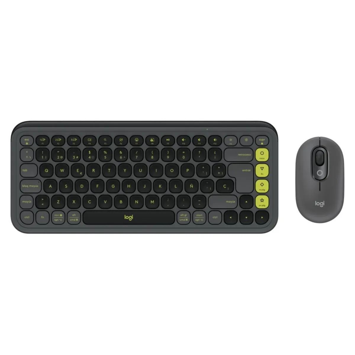 Combo Bluetooth Logitech POP Icon Grafito Español 1