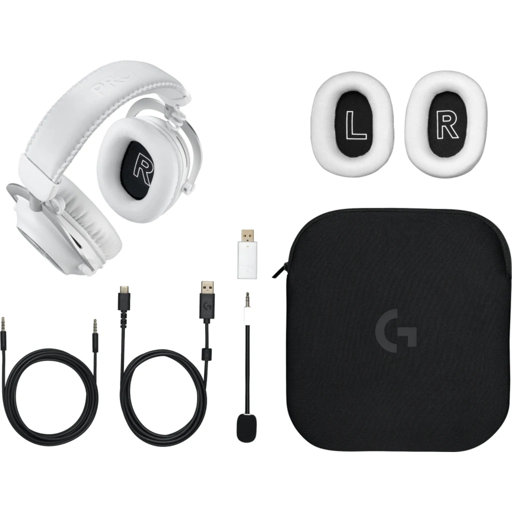 Audífono Gamer Logitech G PRO X 2 LIGHTSPEED Blanco 6