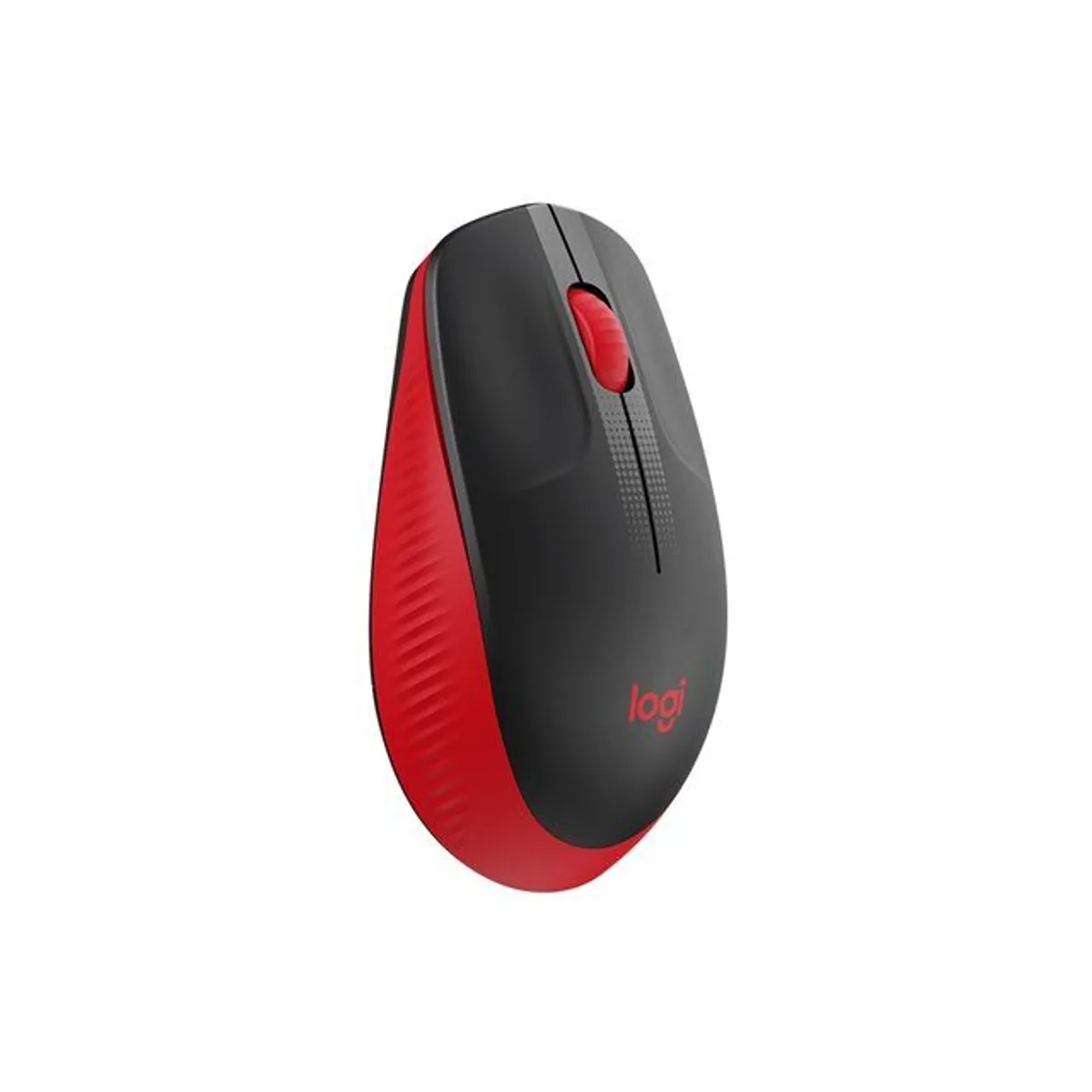 Mouse Inalámbrico Logitech M190 Negro/Rojo 3