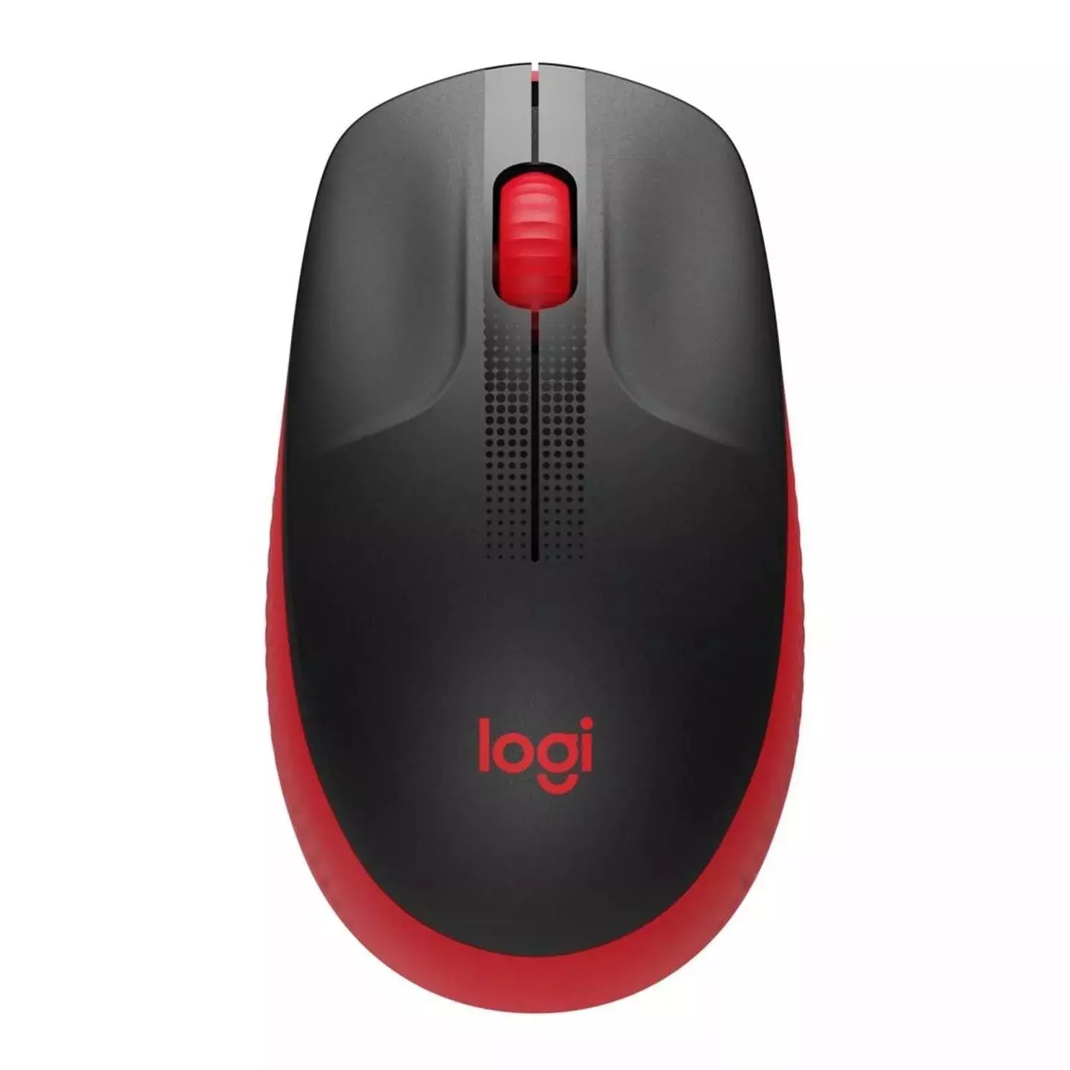 Mouse Inalámbrico Logitech M190 Negro/Rojo 1