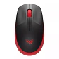 Mouse Inalámbrico Logitech M190 Negro/Rojo - Miniatura 1