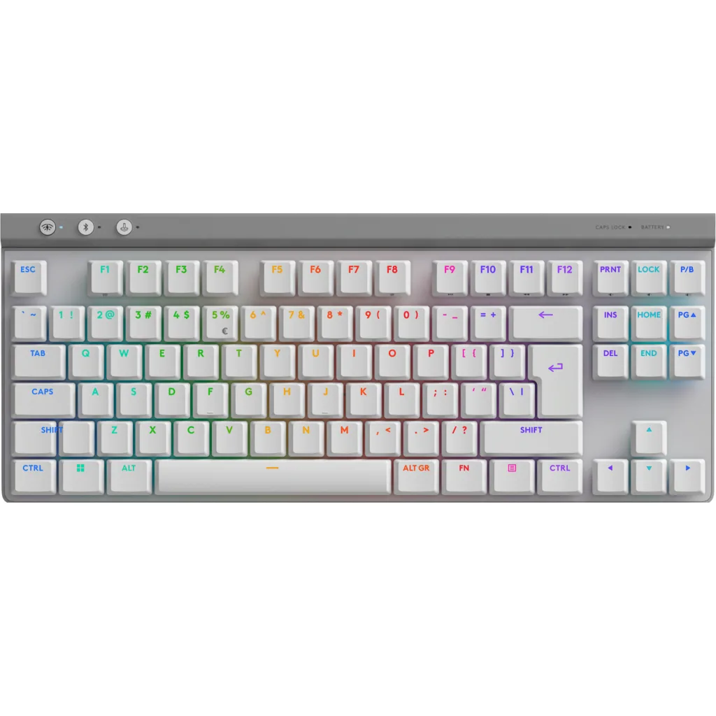 Teclado Logitech Inal G515 LIGHTSPEED TKL Blanco Inglés 1