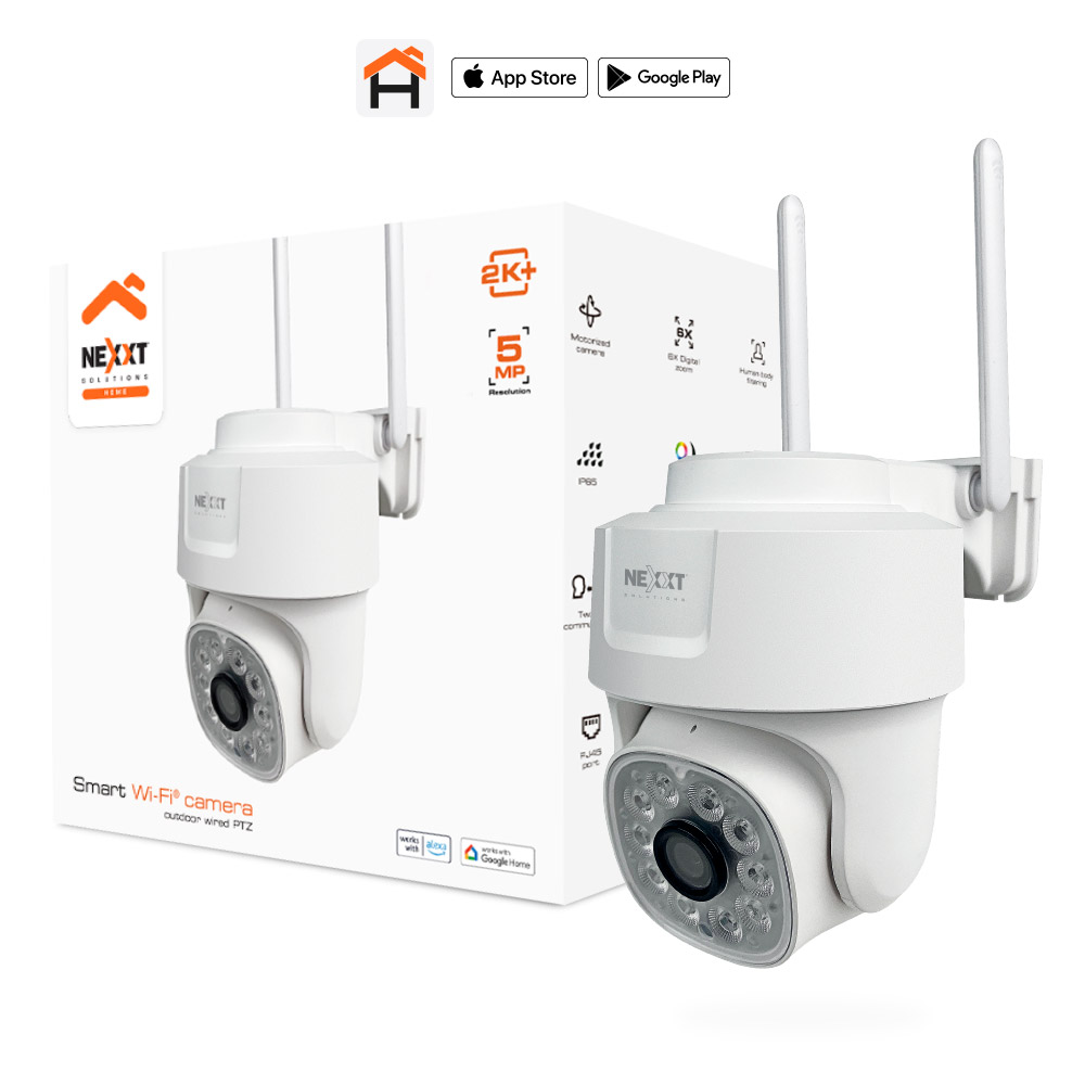 Cámara PTZ Nexxt NHC-OP10 2K+ Exterior IP65 2