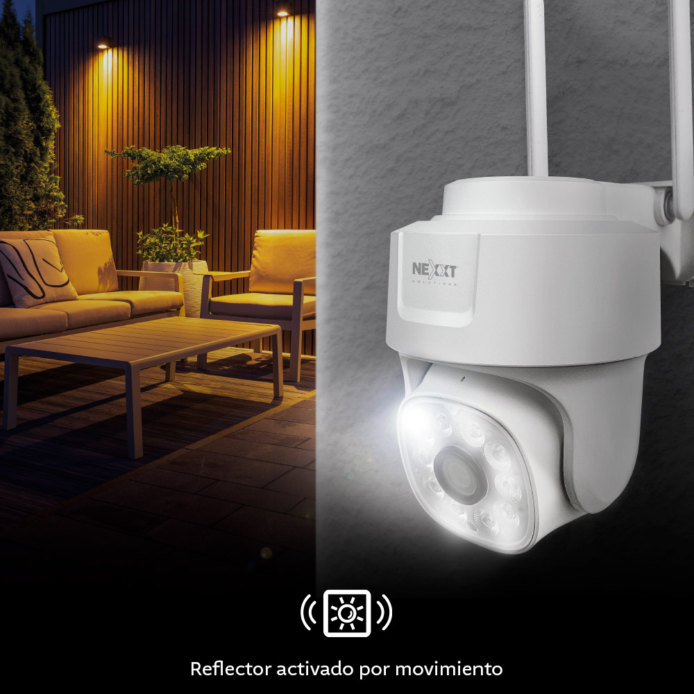 Cámara PTZ Nexxt NHC-OP10 2K+ Exterior IP65 3