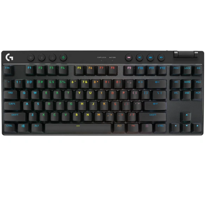Teclado Logitech Inalambrico PRO X TKL LIGHTSPEED Negro Inglés 1